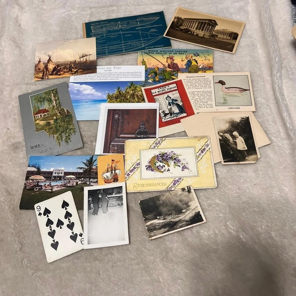 50+ piece Ephemera Lot 45 Collage Crafting Junk Journals Scrapbooking